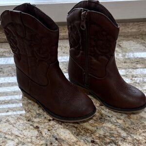 Cat & Jack Kids' Brown Cowboy Boots